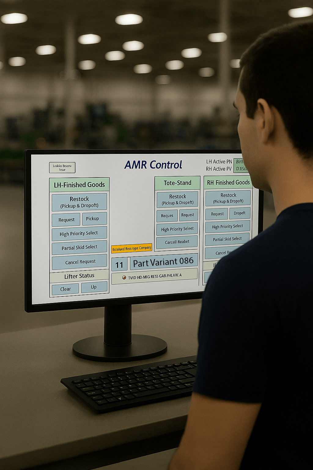 AMR Control Screen Image